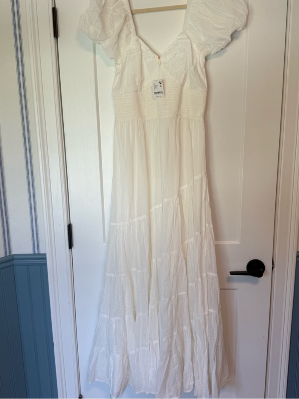 NWT Free People Sundrenched Cotton Maxi Dress - Picture 4 of 11